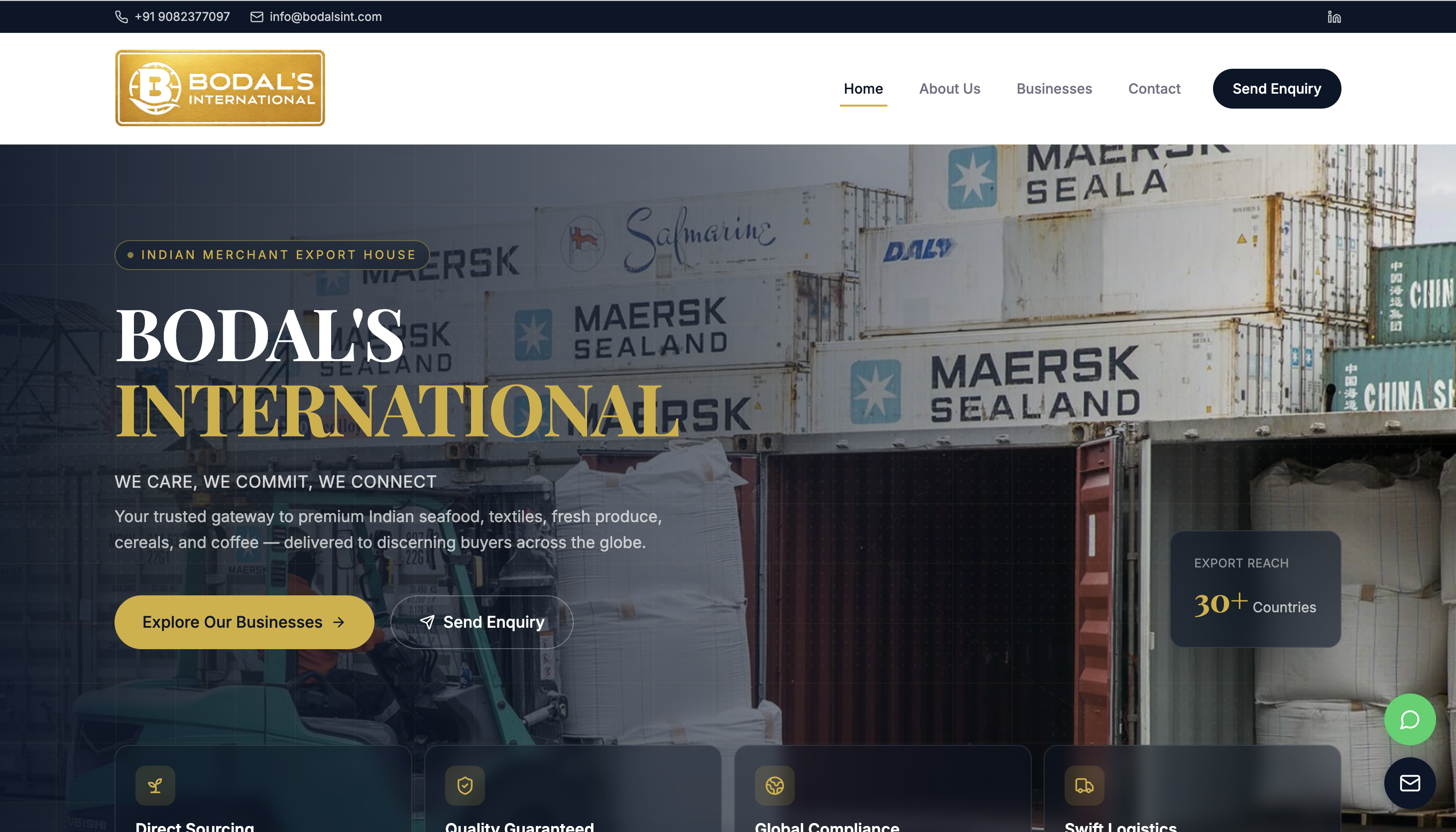 Bodal’s International Corporate Website